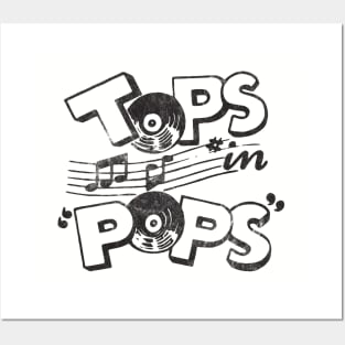 Tops in Pops - Black Posters and Art